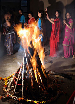 Haryana Lohri festival
