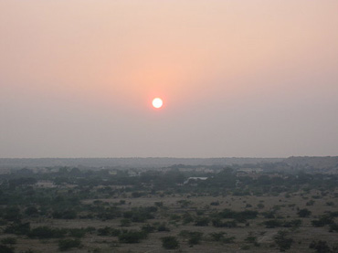 Sonnenuntergang-bei-Jaisalmer