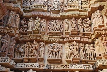 ueberwaeltigend Khajuraho Tempel